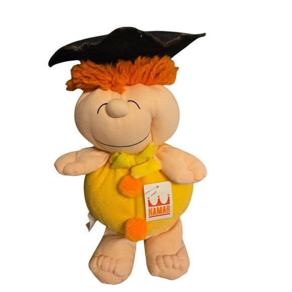 Vintage Kamar Grady Graduate Plush Boy Man NWT Stuffy Stuffed Animal Handmade - Picture 1 of 8